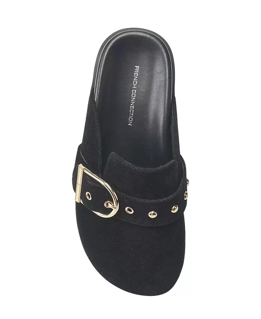 French Connection Women's Reina Buckle Strap Clogs 4
