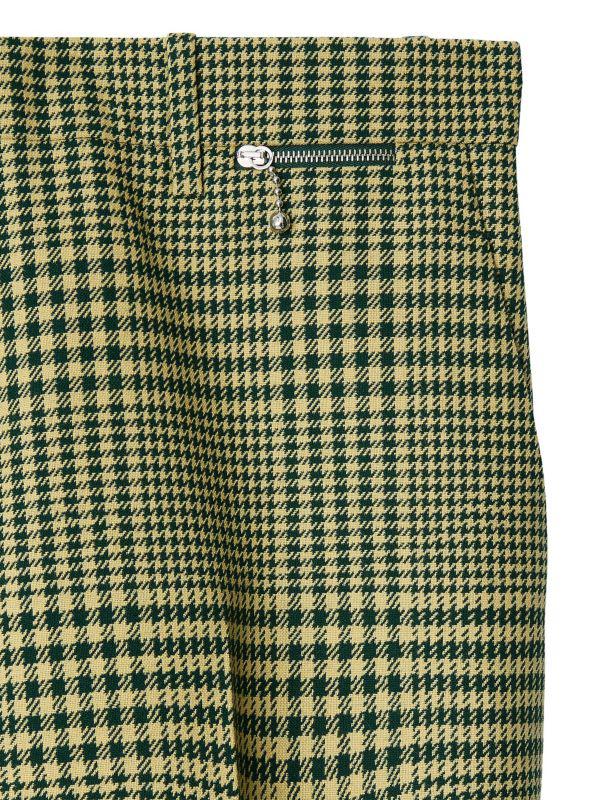 【送料&関税込】Burberry Houndstooth Trousers BURBERRY | WARPED HOUNDSTOOTH WOOL BLEND TROUSERS