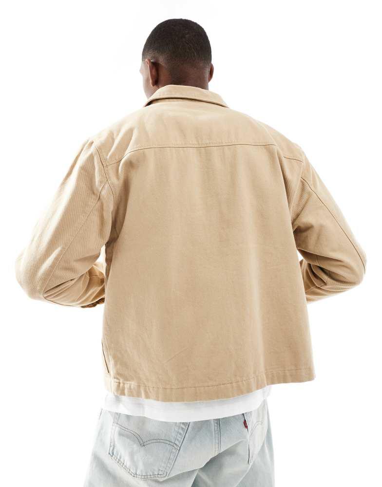 Vans Vans Mcavoy zip station jacket in incense - Jackets - Free