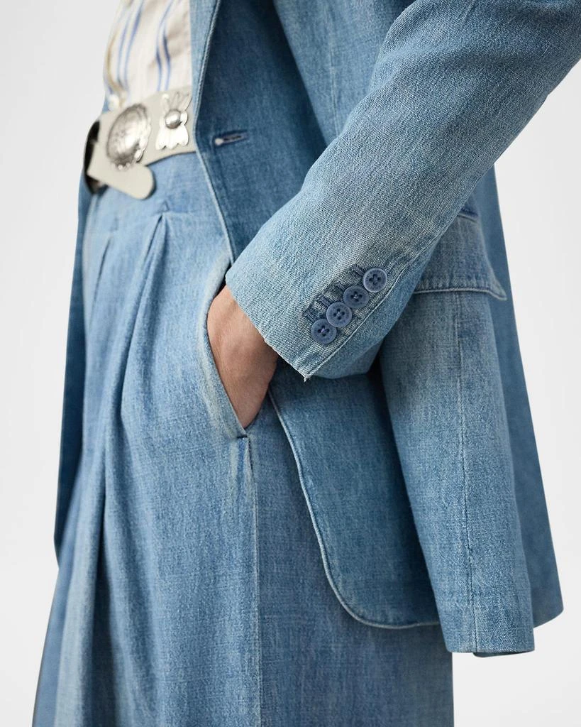 Ralph Lauren Russel Denim Single-Breasted Jacket 5