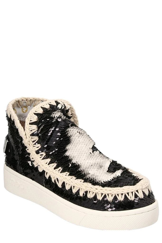 Mou Mou Eskimo Summer Sequinned Ankle Boots 4