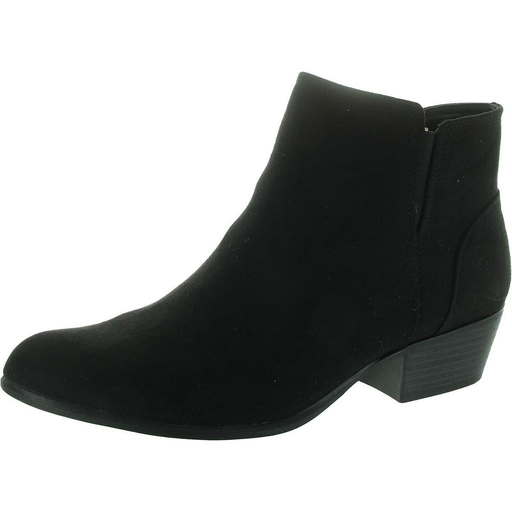 UNIONBAY Tavia Womens Zipper Faux Suede Booties