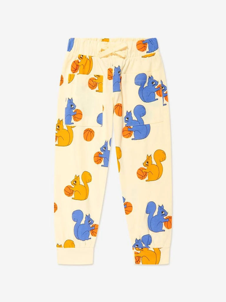 Mini Rodini Mini Rodini Kids Squirrel Joggers in Yellow 1