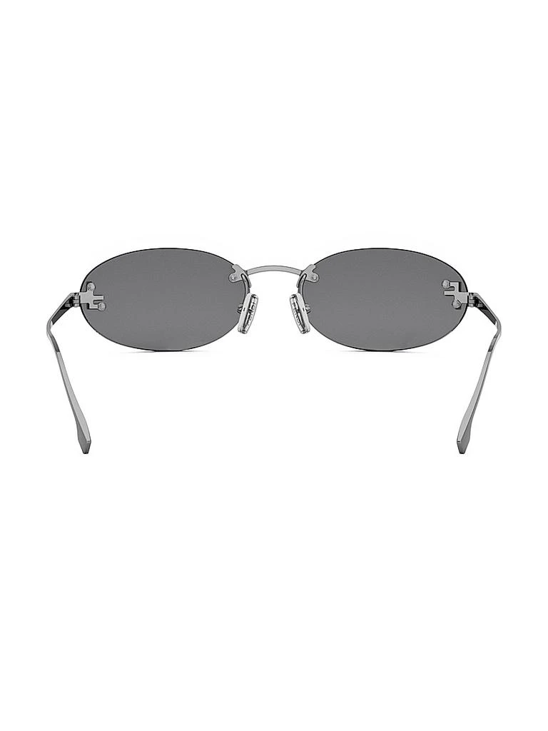 Fendi Fendi First 54MM Oval Sunglasses - Accessories - Free  display picture 2