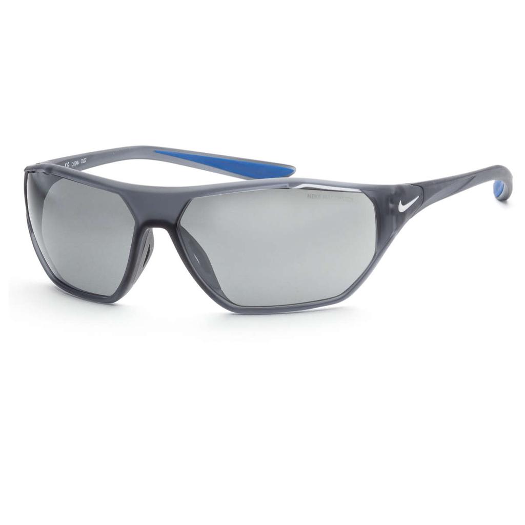 NIKE Nike Men's Grey Geometric Sunglasses