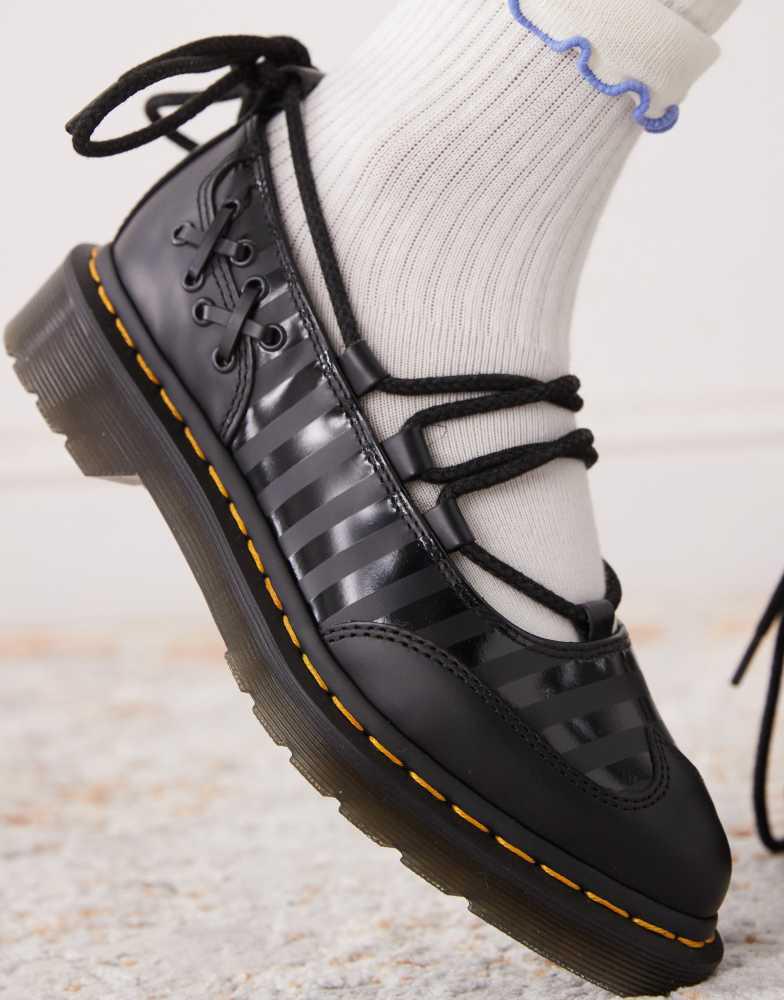 Dr Martens x Wednesday Elphie shoes in black – On Sale Now with Up