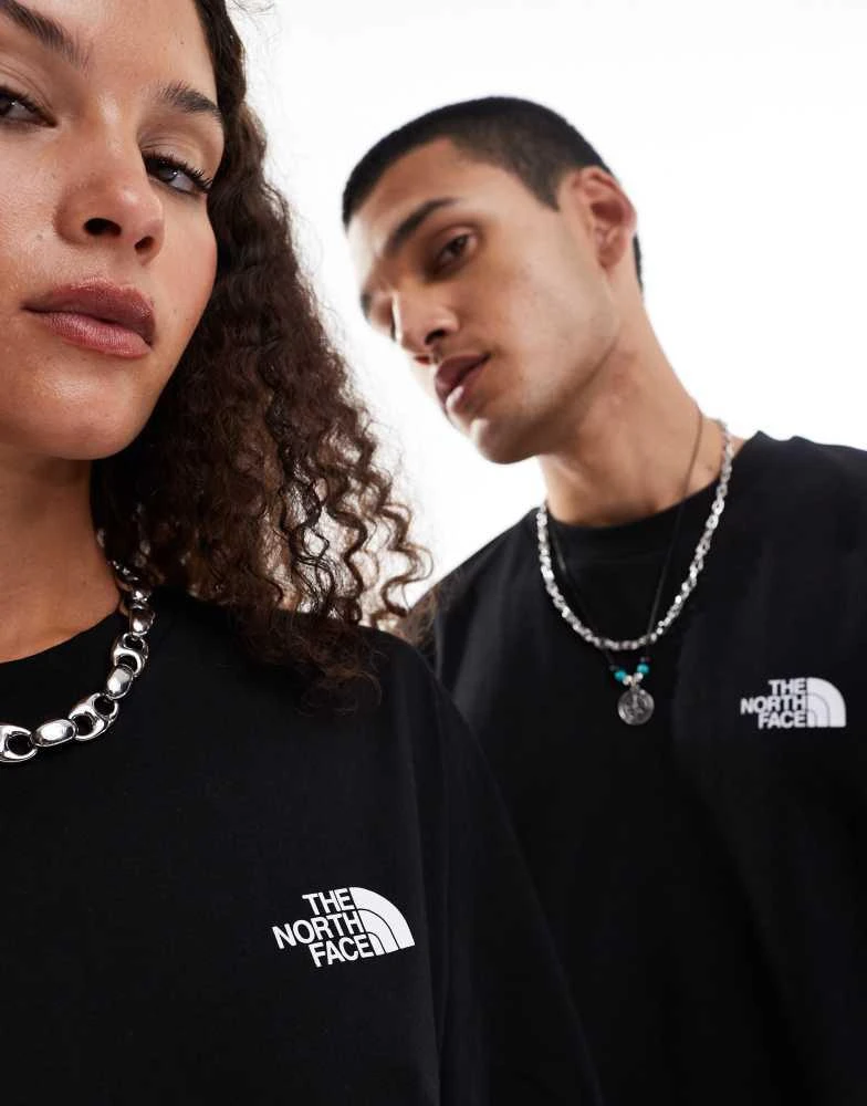 The North Face The North Face Half Dome back print oversized t-shirt in black 3