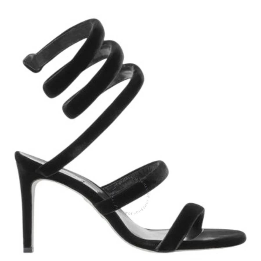 Rene Caovilla Rene Caovilla Cleo 80 Velvet Sandals, Brand Size 36 ( US Size 6 ) 1