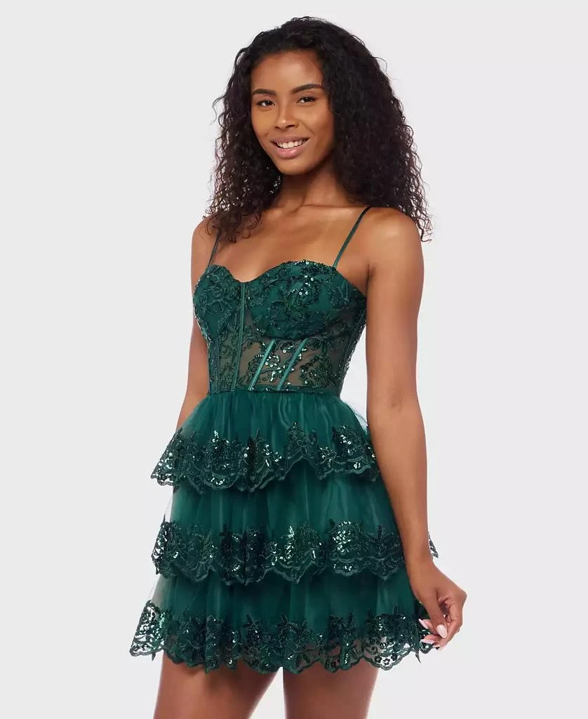 green emerald velvet dress Amazon.com: BCX Womens Juniors Lace Glitter Fit & Flare Dress Gray 3 :  Clothing, Shoes & Jewelry