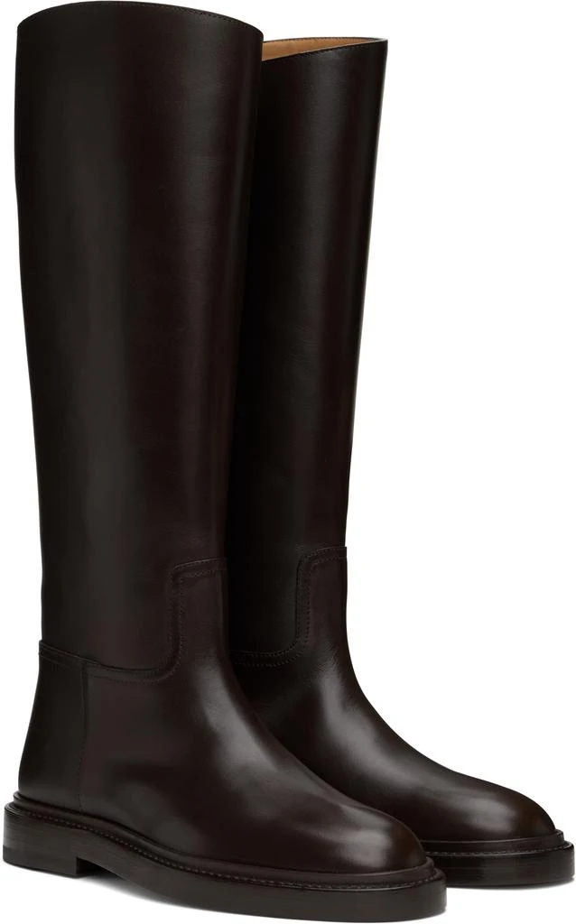 LEGRES Brown Riding Tall Boots 4