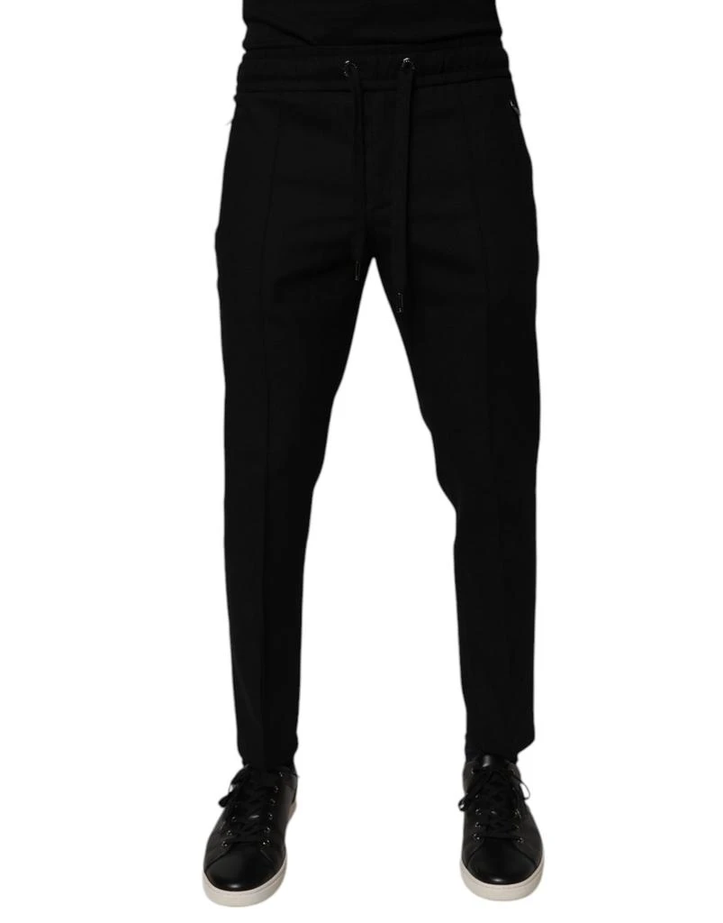 Dolce 
Gabbana Wool Skinny Jogger Men Trouser Men
s Pants (Pre-Owned)