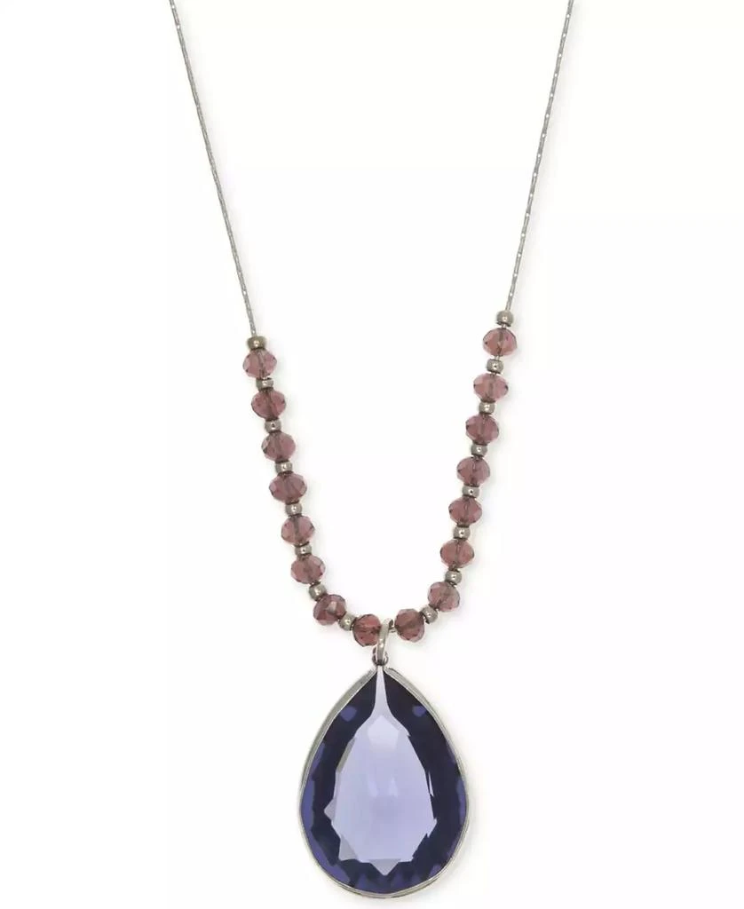 Lonna & Lilly Silver-Tone Blue Bead 2-in-1 Necklace 3