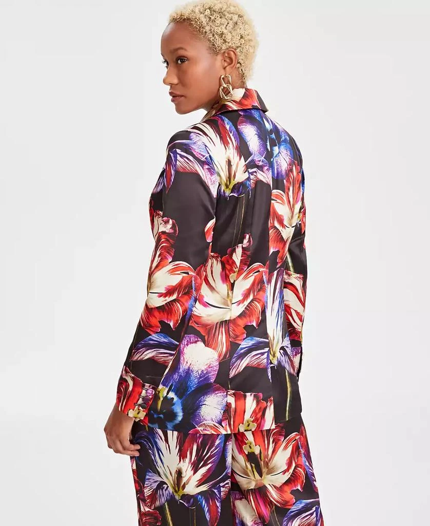 INC International Women's Printed Satin Blazer, Created for Macy's 2