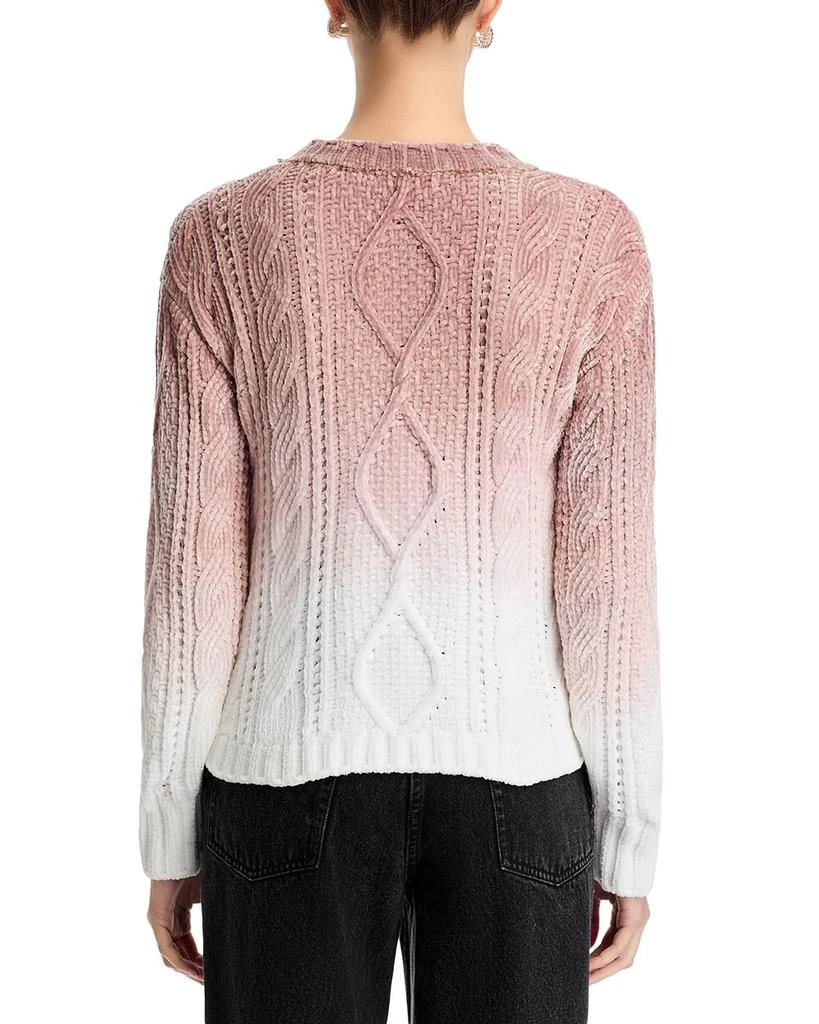 Bella Dahl Chenille Cable Crew Sweater 3