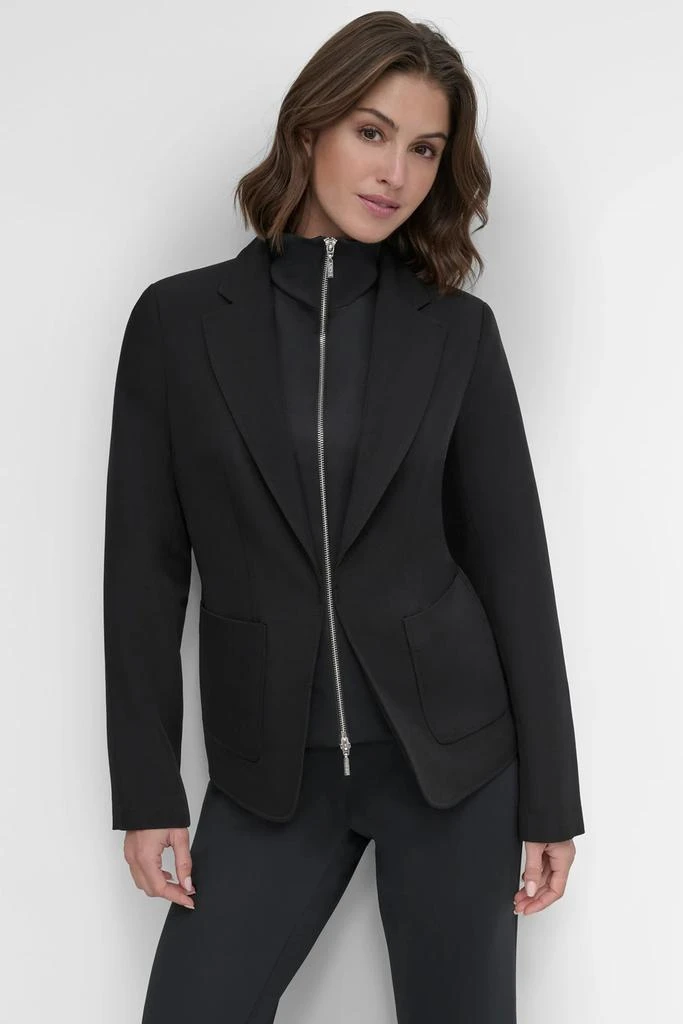 DKNY DOUBLE INSERT ZIPPER JACKET 3