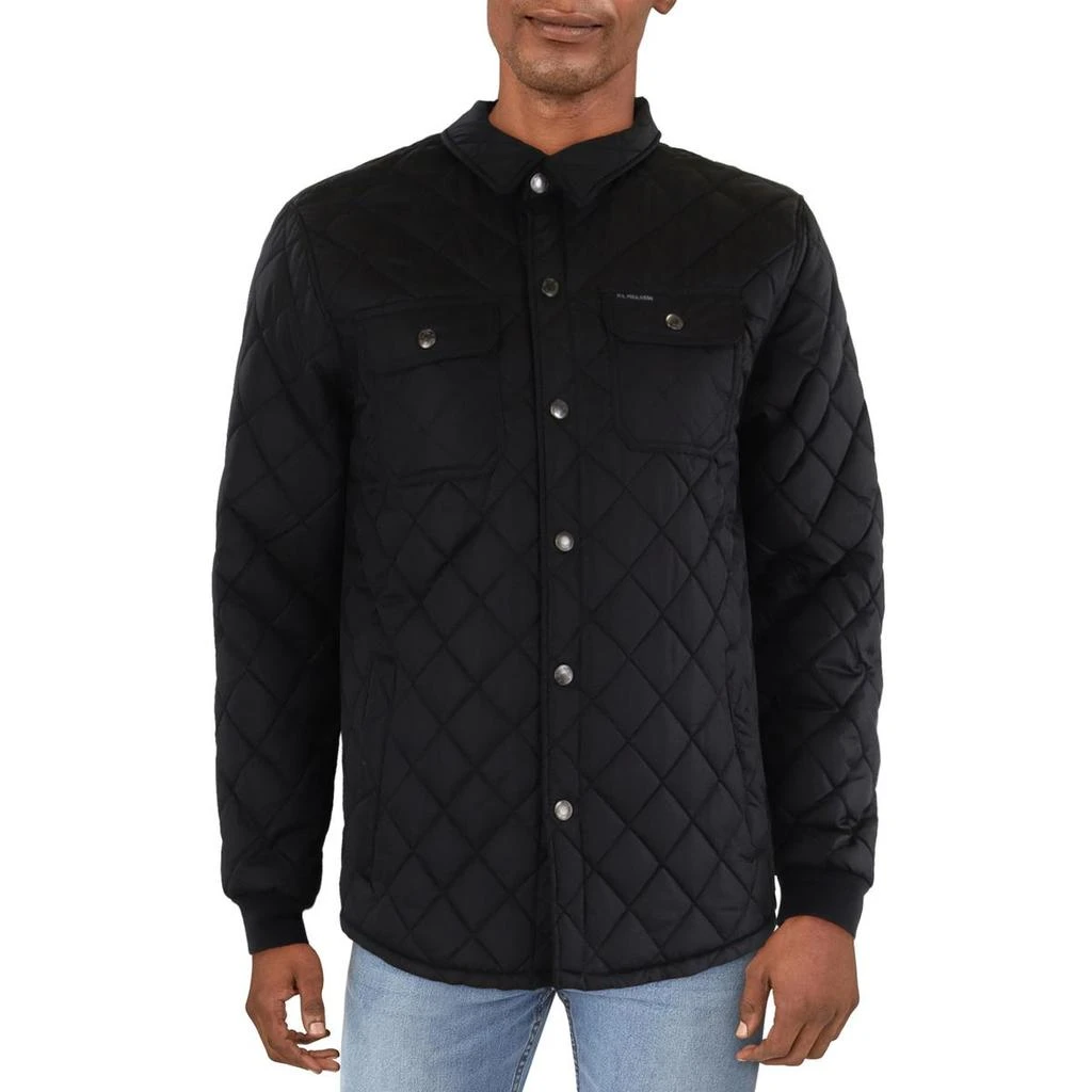 U.S. POLO ASSN. Mens Jacket Long Sleeves Quilted Coat 1