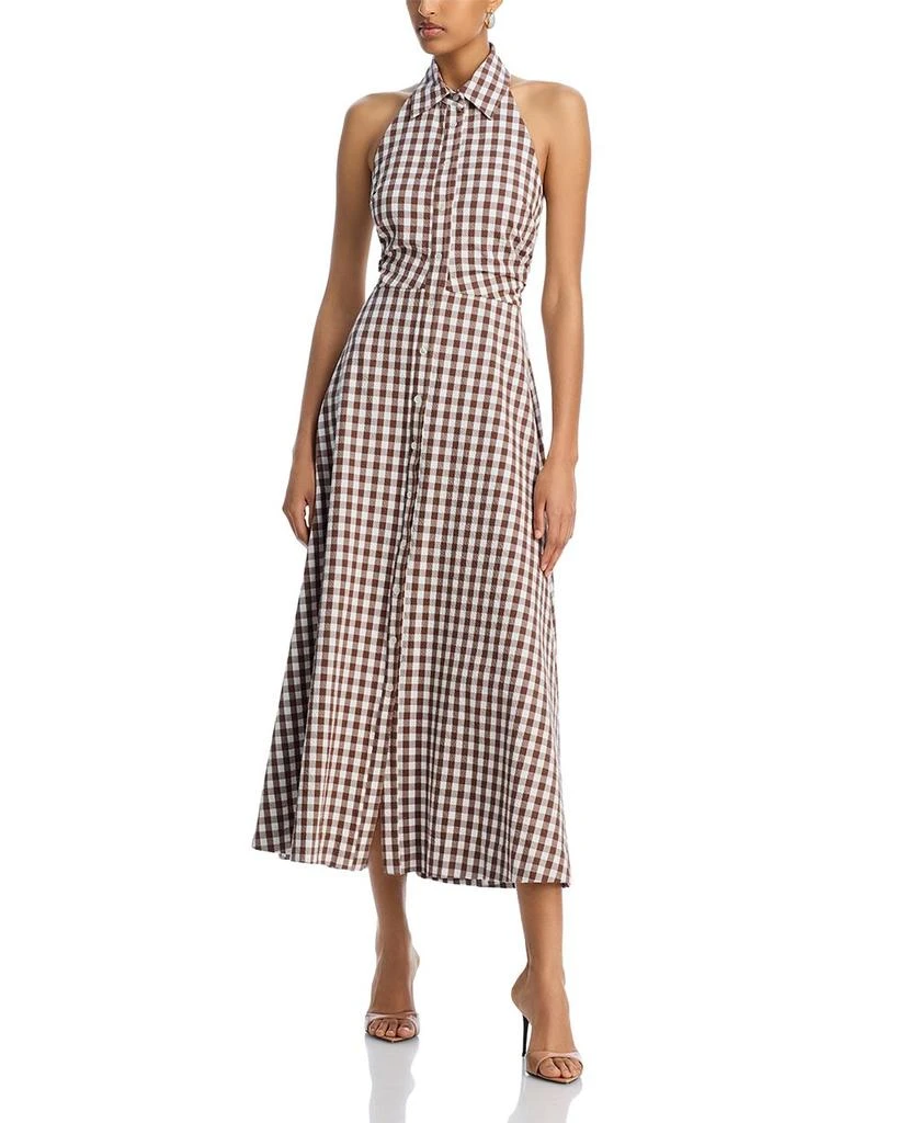 VERONICA BEARD Mackey Gingham Dress 1