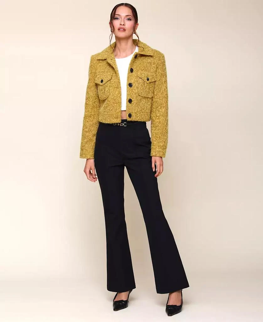 Avec Les Filles Women's Pintuck Kick-Flare Pants 6