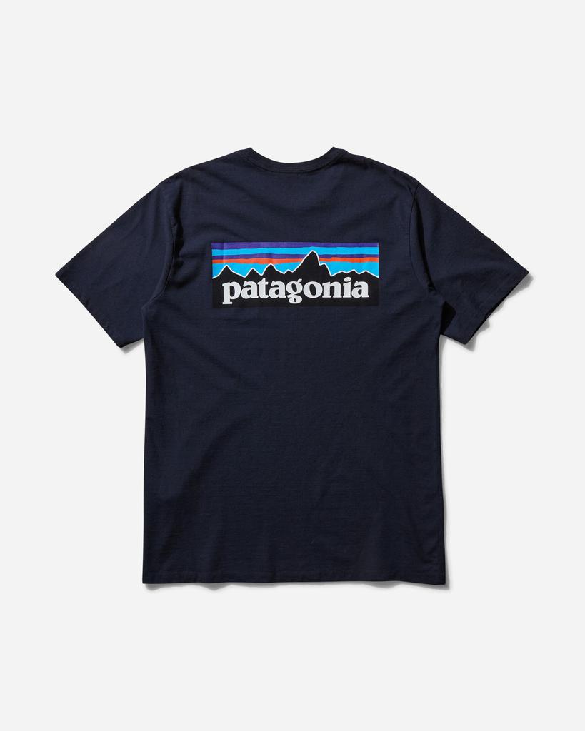 Patagonia Men's P-6 Logo Responsibili T-Shirt New Navy