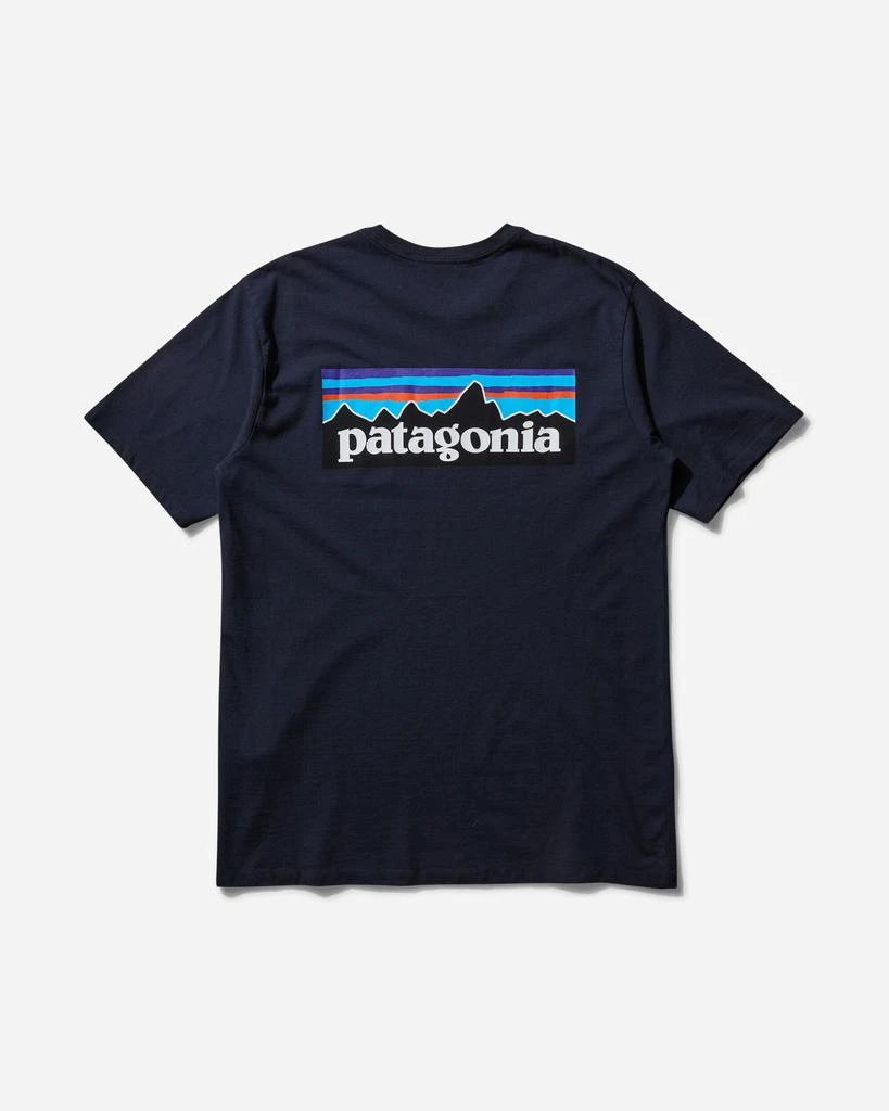 Patagonia Men's P-6 Logo Responsibili T-Shirt New Navy 2