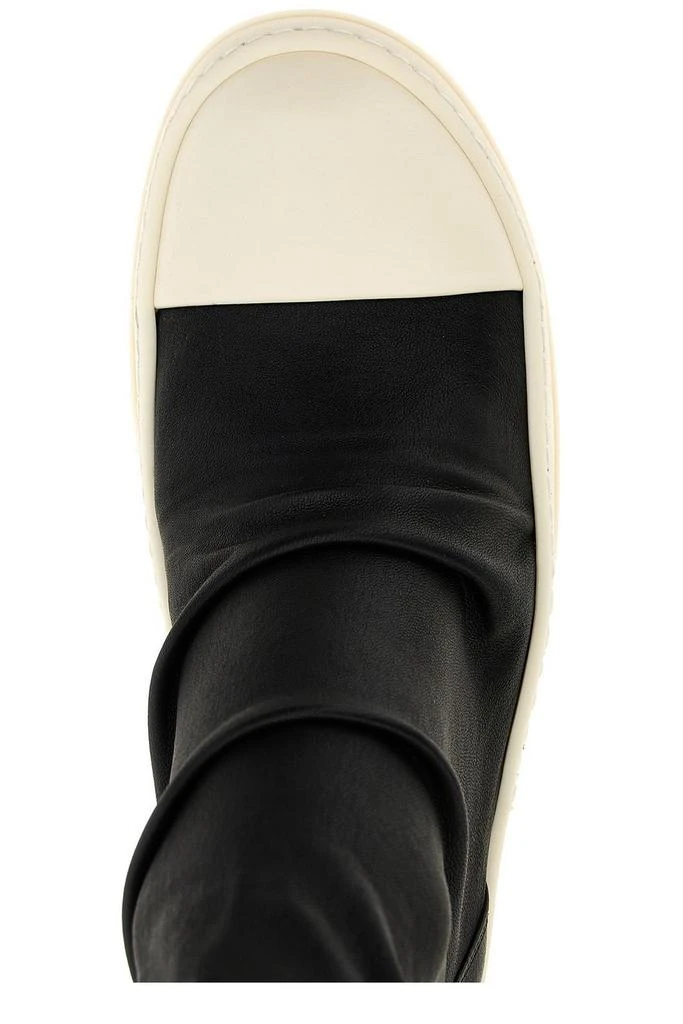 Rick Owens Rick Owens Round Toe Slip-On Sneakers 4