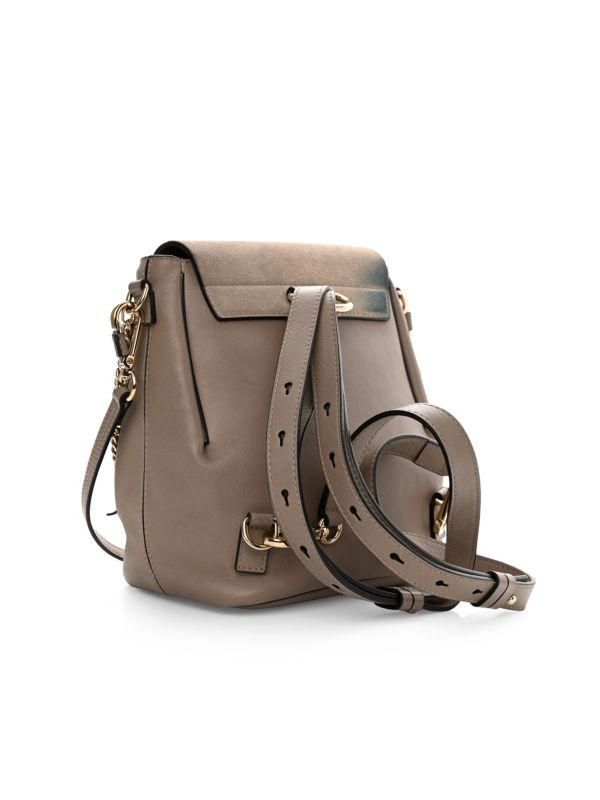 Chloé Two Way Leather Backpack