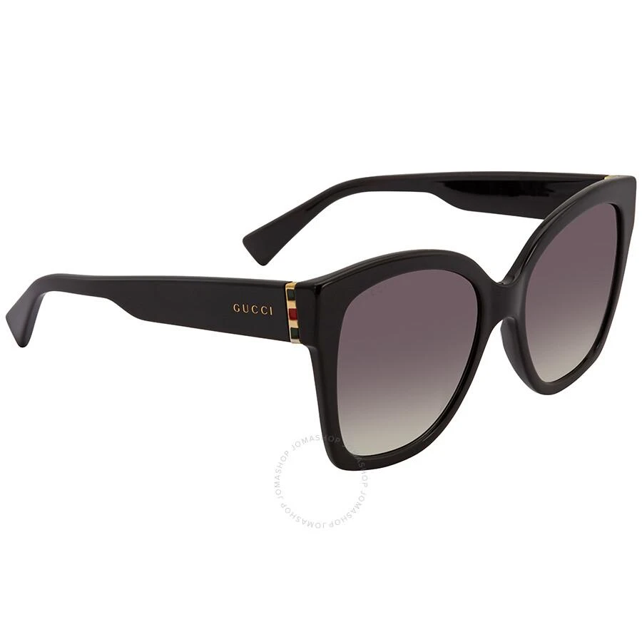 Gucci Grey Gradient Butterfly Ladies Sunglasses GG0459S 001 54 3