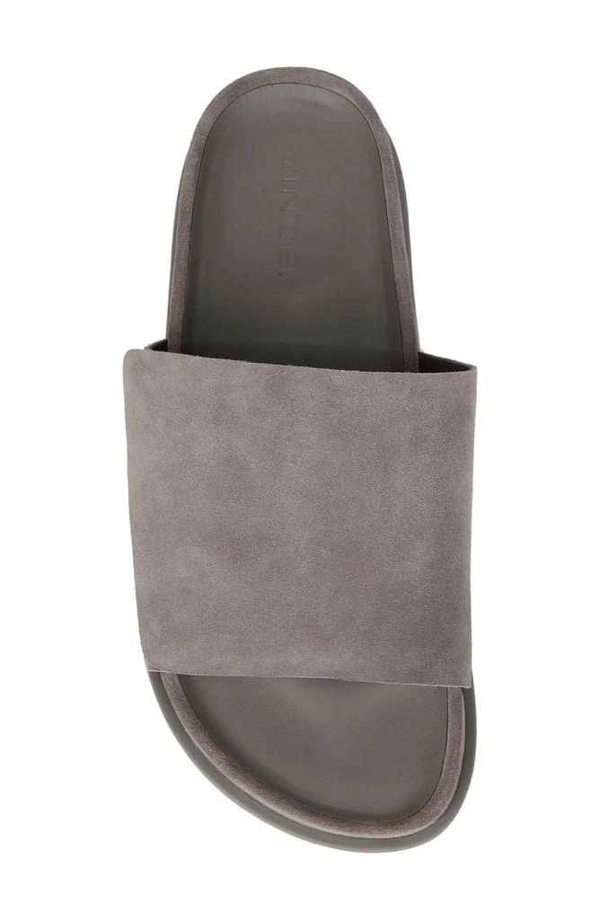 Vince Men
s  Del Rey Sandal In Smoke Grey Suede 4