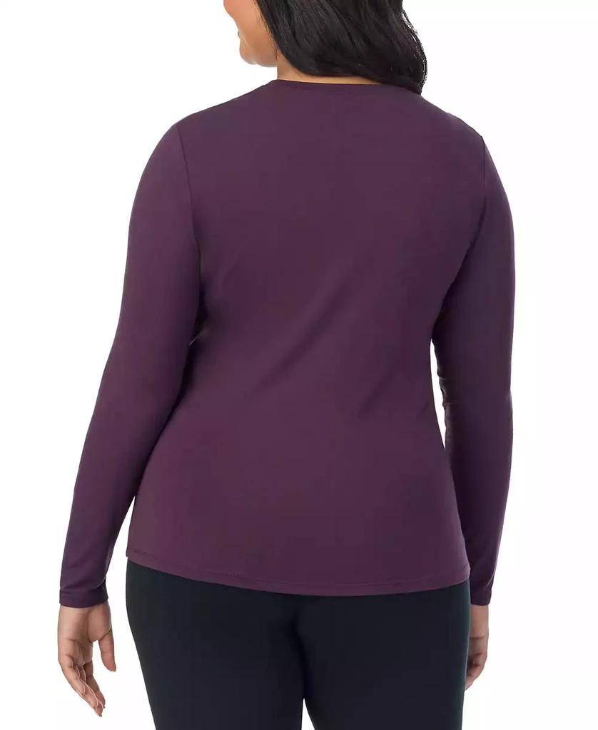 Cuddl Duds Plus Size Softwear Long-Sleeve Crewneck Top 2