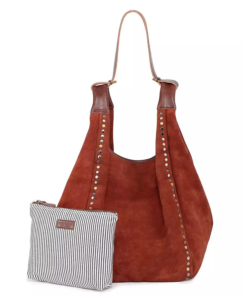 OLD TREND Women's Genuine Leather Rose Valley Hobo Bag 9