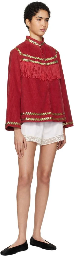 BODE Red Bandstand Fringe Jacket 4