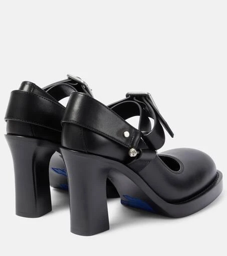 Burberry 85 leather pumps 3