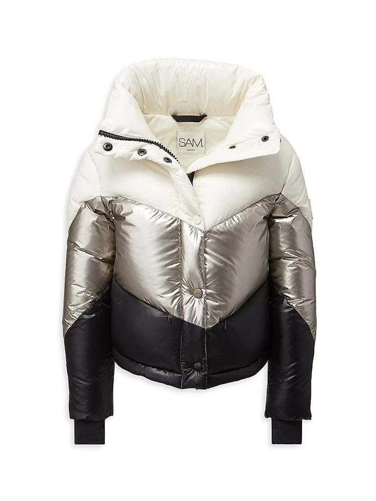SAM. Little Girl
s 
Girl
s Athlete Metallic Down Jacket