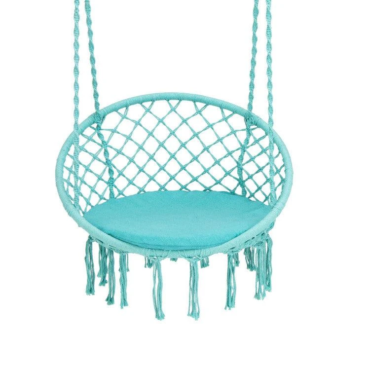 Hivvago Cushioned Hammock Swing Chair with Hanging Kit 7