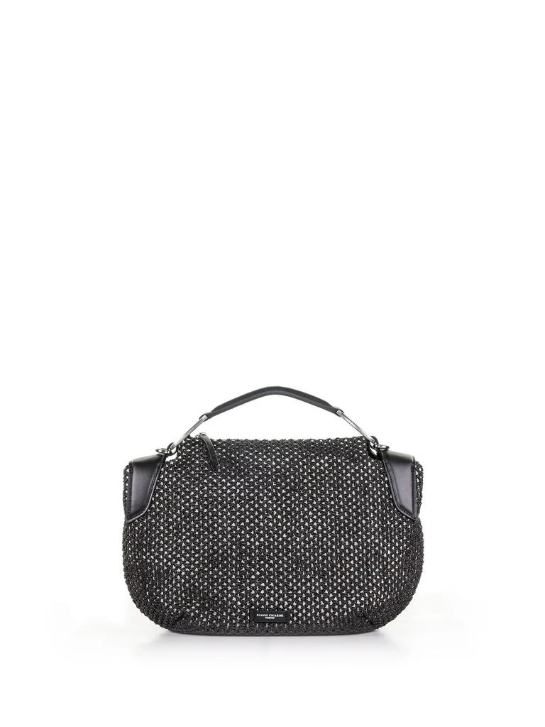 Gianni Chiarini Gianni Chiarini Logo Patch Crochet Shoulder Bag 1