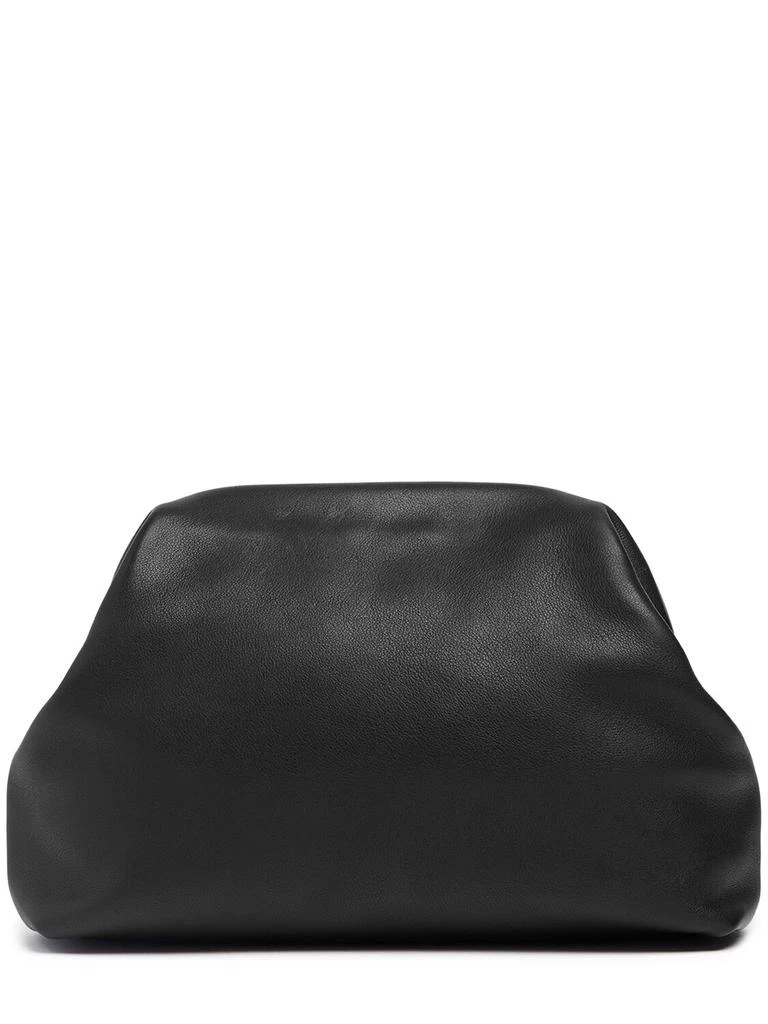 The Row Mira Saddle Leather Clutch 1