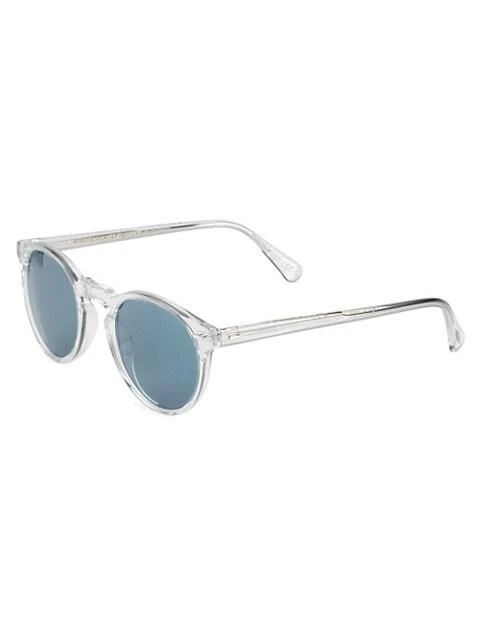 Oliver Peoples Gregory Peck 1962 50MM Round Sunglasses 2