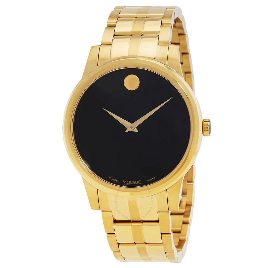 Movado Museum Classic Quartz Black Dial Men's Watch 0607535 1