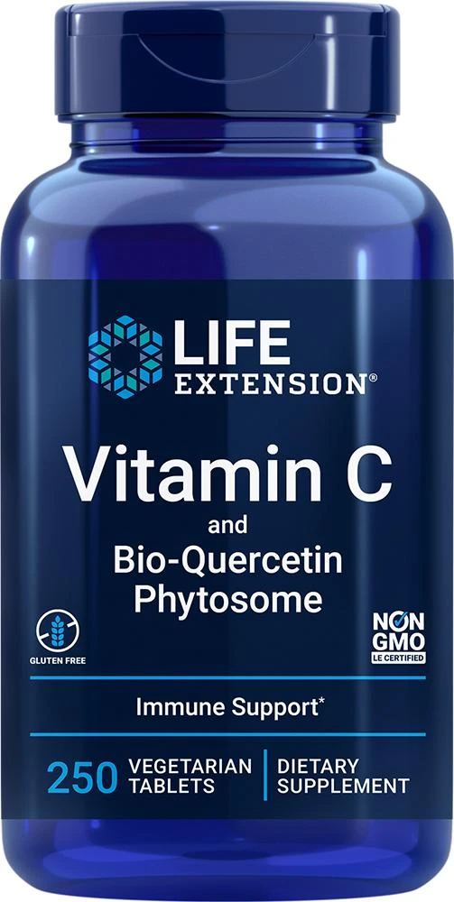 Life Extension Life Extension Vitamin C and Bio-Quercetin (250 vegetarian tablets) 1