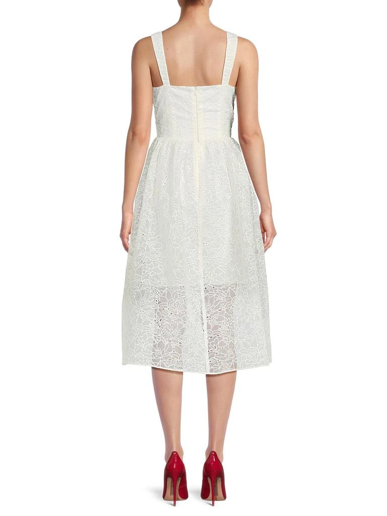 French Connection Embroidered Lace Strappy Dress, 4 French Connection Embroidered Lace Strappy Dress, 4