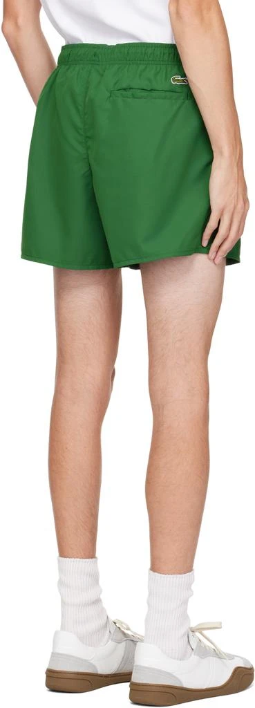 Lacoste Green Croc Print Swim Shorts 3