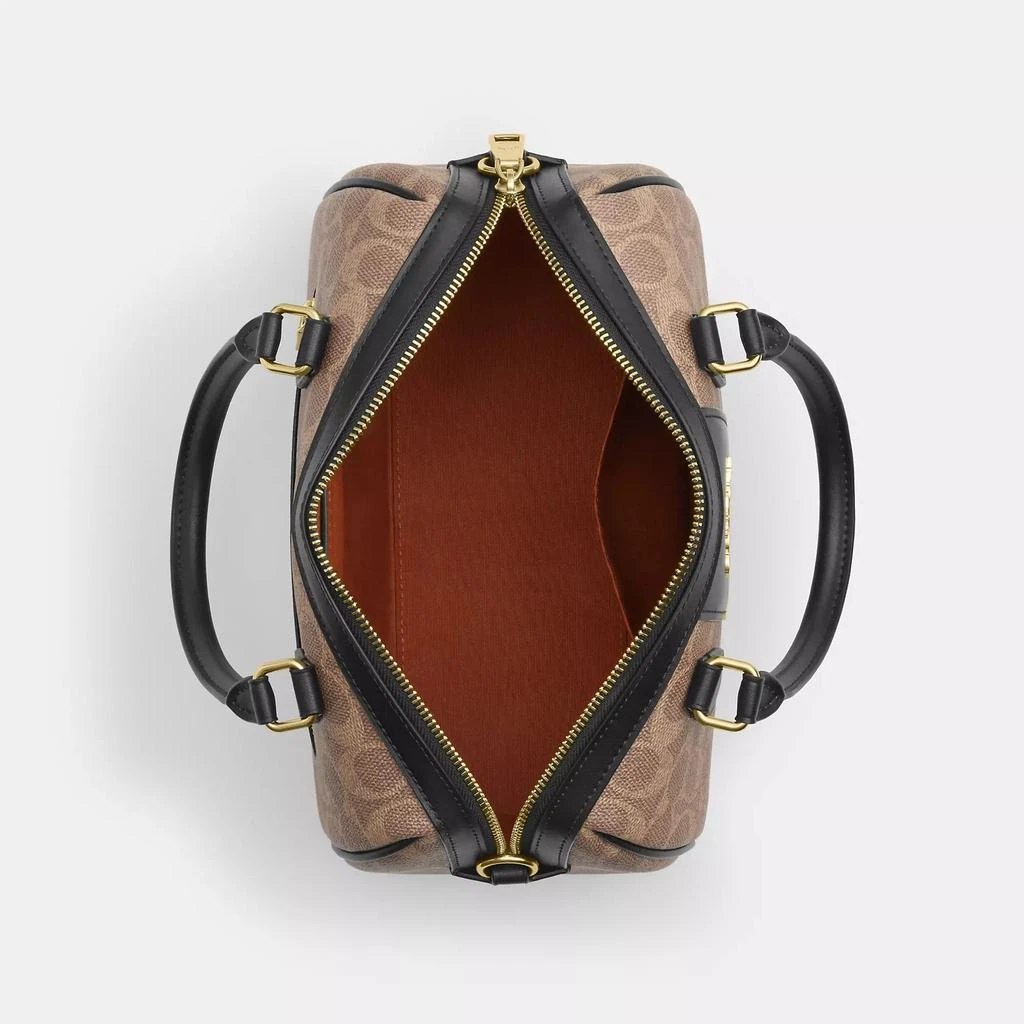 Coach Rowan Satchel Bag In Signature Canvas 2