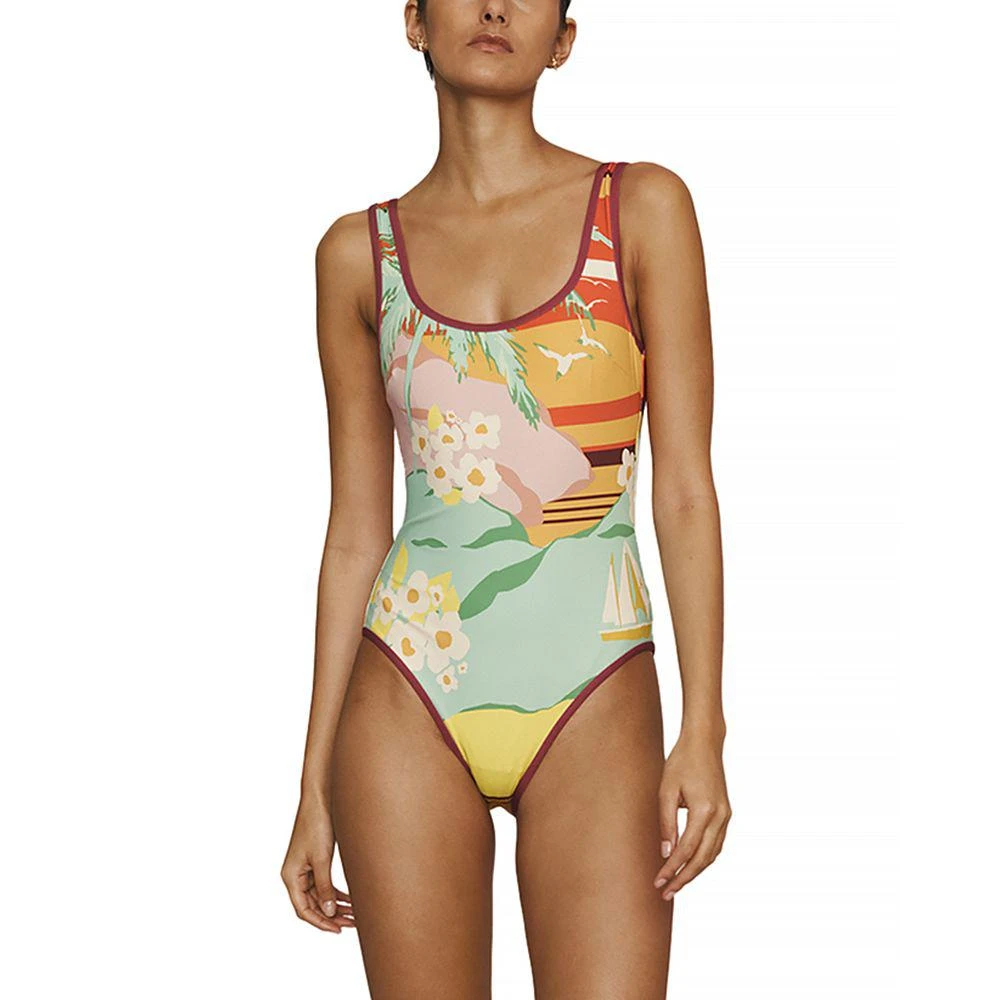 ALÉMAIS Palm Island One Piece Swimsuit 1