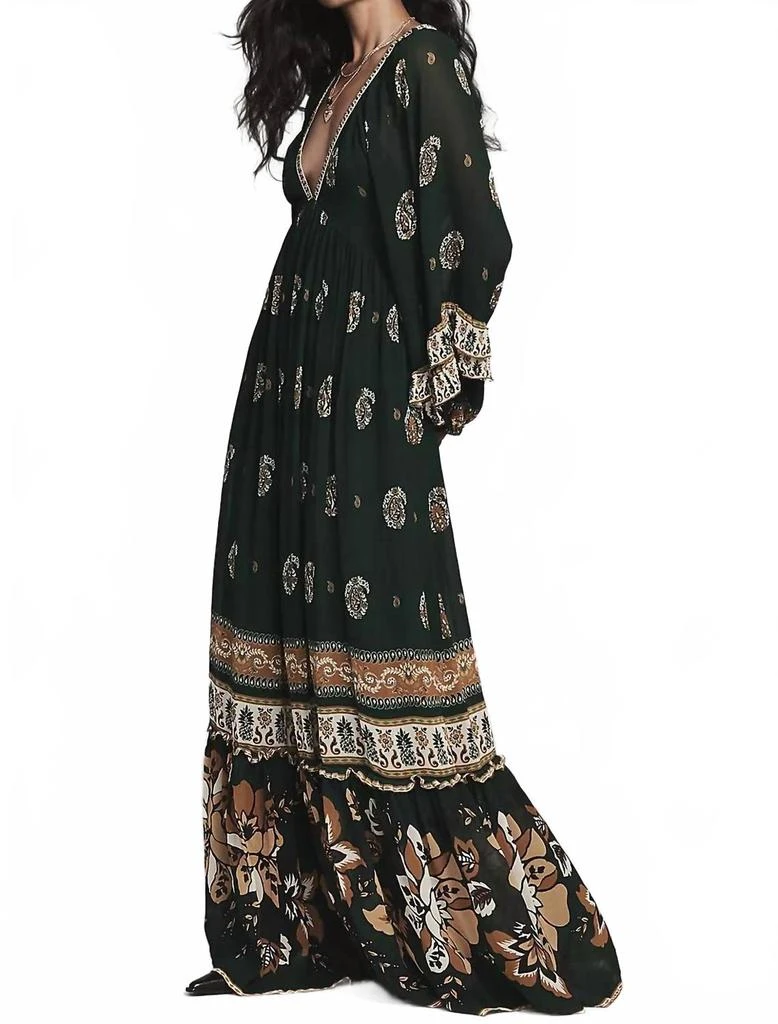 Shop Ayla Long Sleeve Ruffled Maxi Dress In Green on Sale at BeyondStyle   Get 23% Off Ayla Long Sleeve Ruffled Maxi Dress In Green with Limited-Time  Flash Deals, Exclusive Discounts, and