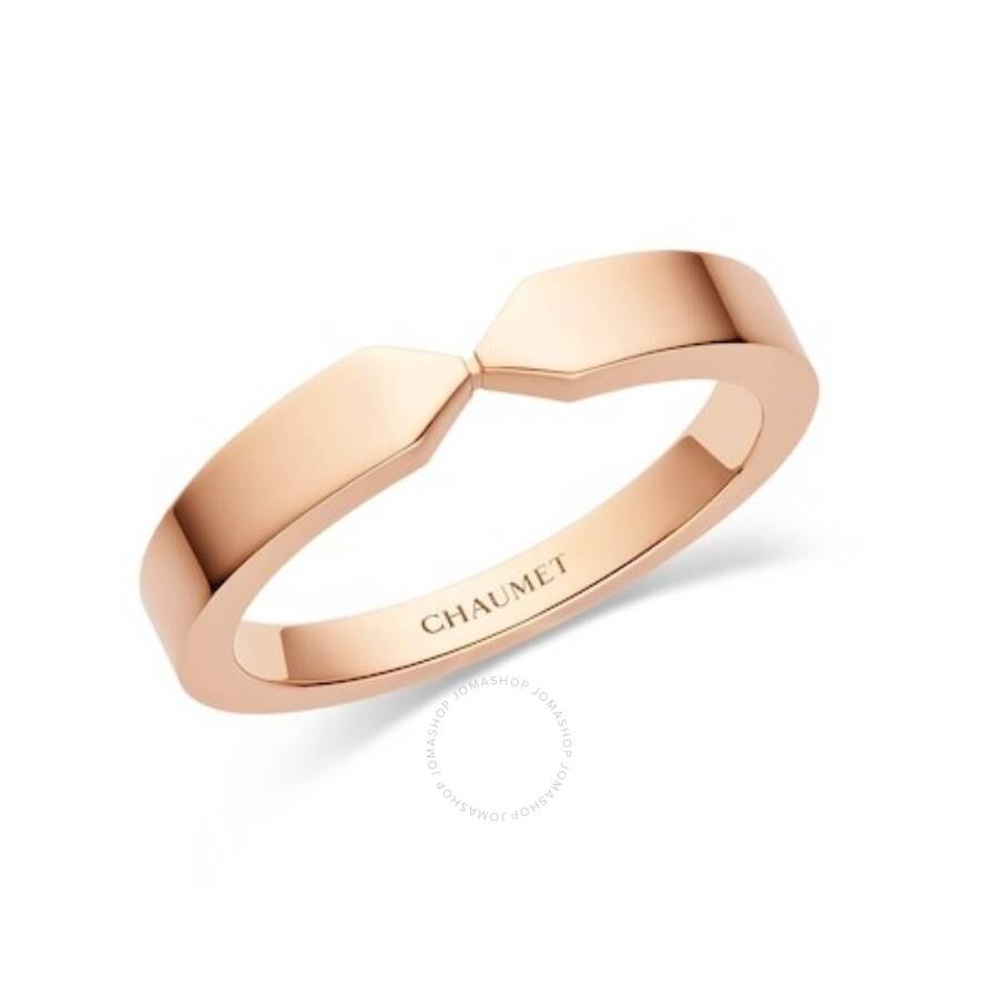 Chaumet 18k Rose Gold Triomphe De Chaumet Wedding Band