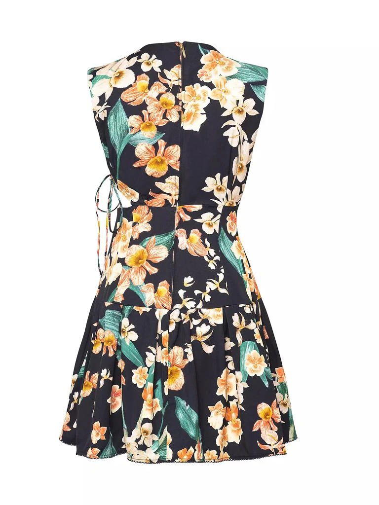 Agua by Agua Bendita Veranera Otono Danza Floral Cut-Out Minidress 3