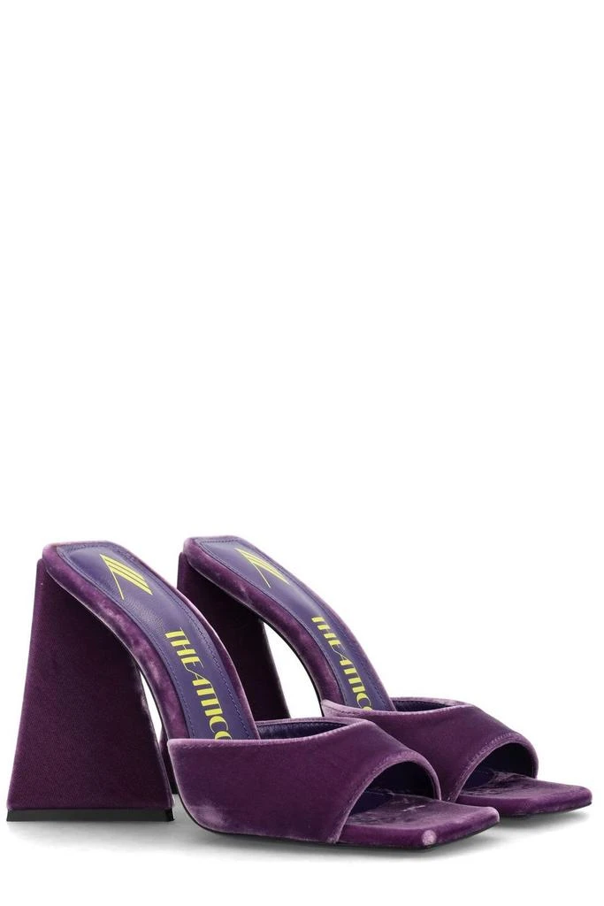 The Attico The Attico Devon Velvet Heeled Mules 3