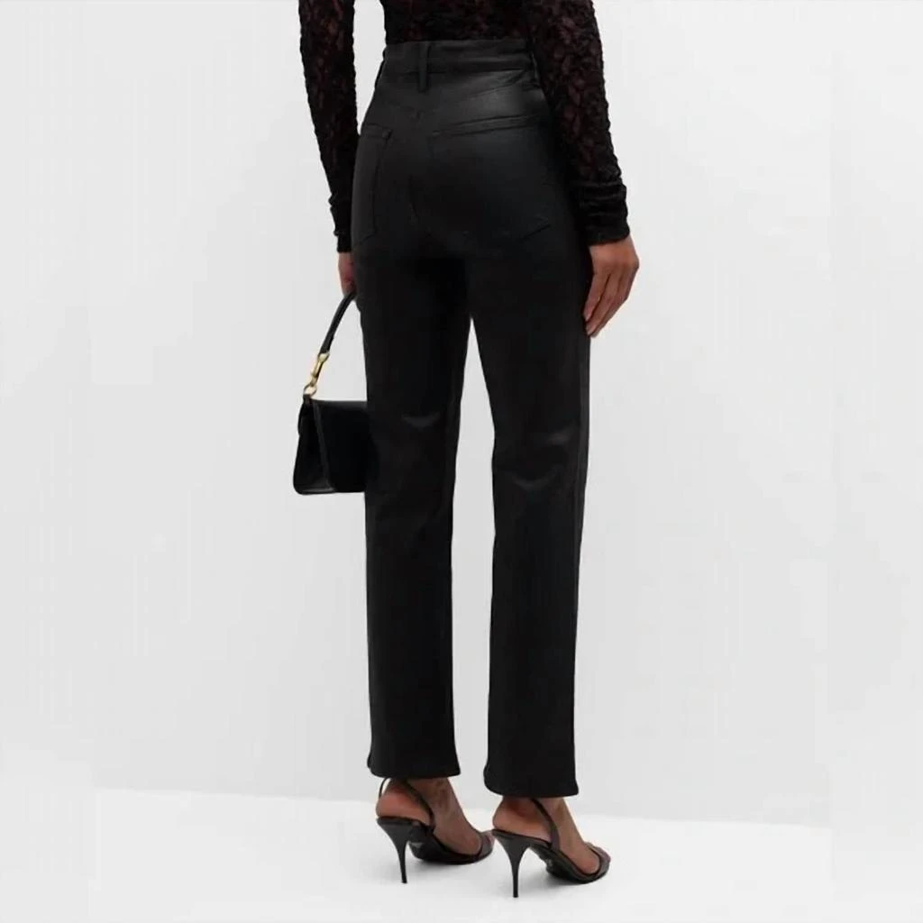 FRAME Frame - Le Sleek Straight Coated Jeans 4