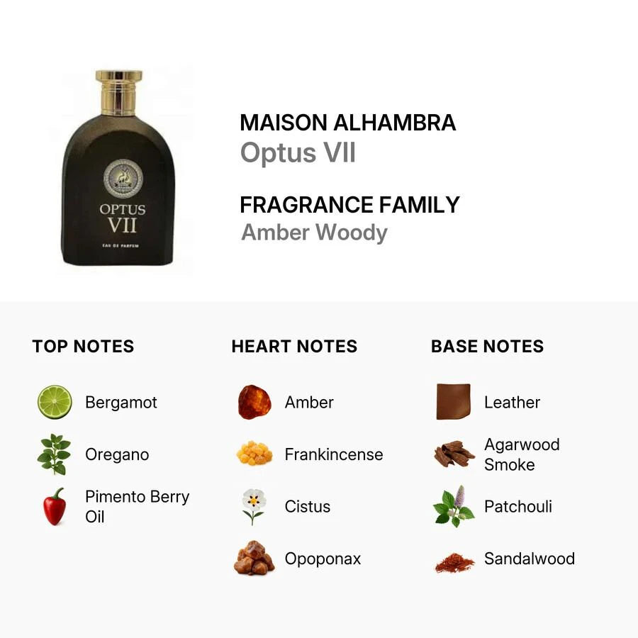 MAISON ALHAMBRA Unisex Optus VII EDP Spray 3.4 oz Fragrances 6291108735671 3