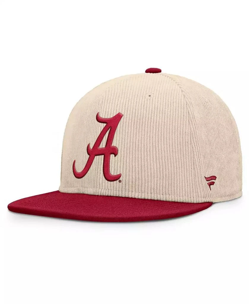 Fanatics Men's Tan Alabama Crimson Tide Catcher Snapback Hat 1